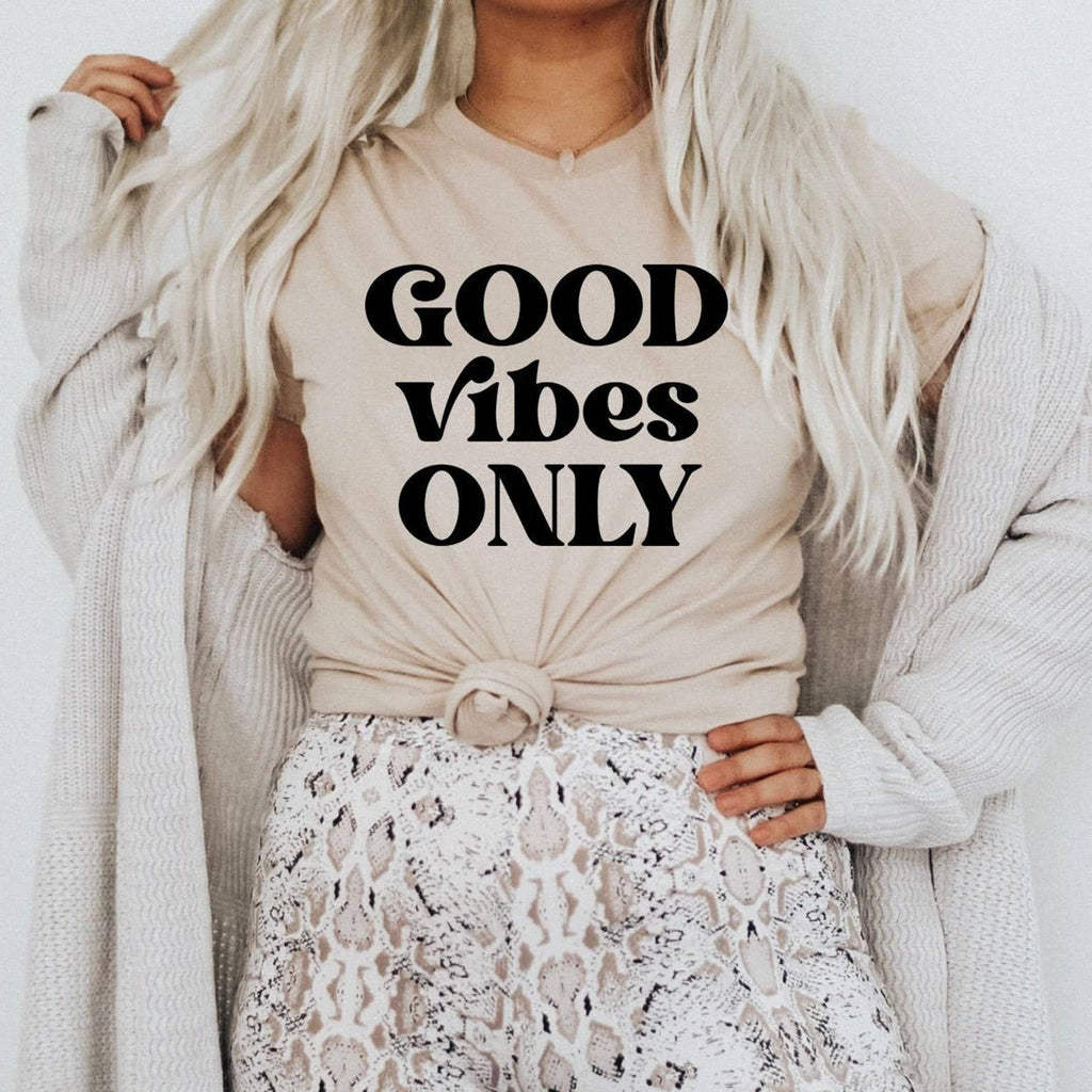 Good Vibes Only - Adult & Kids T-Shirts, Sweatshirts & Hoodies apparel design preview 1