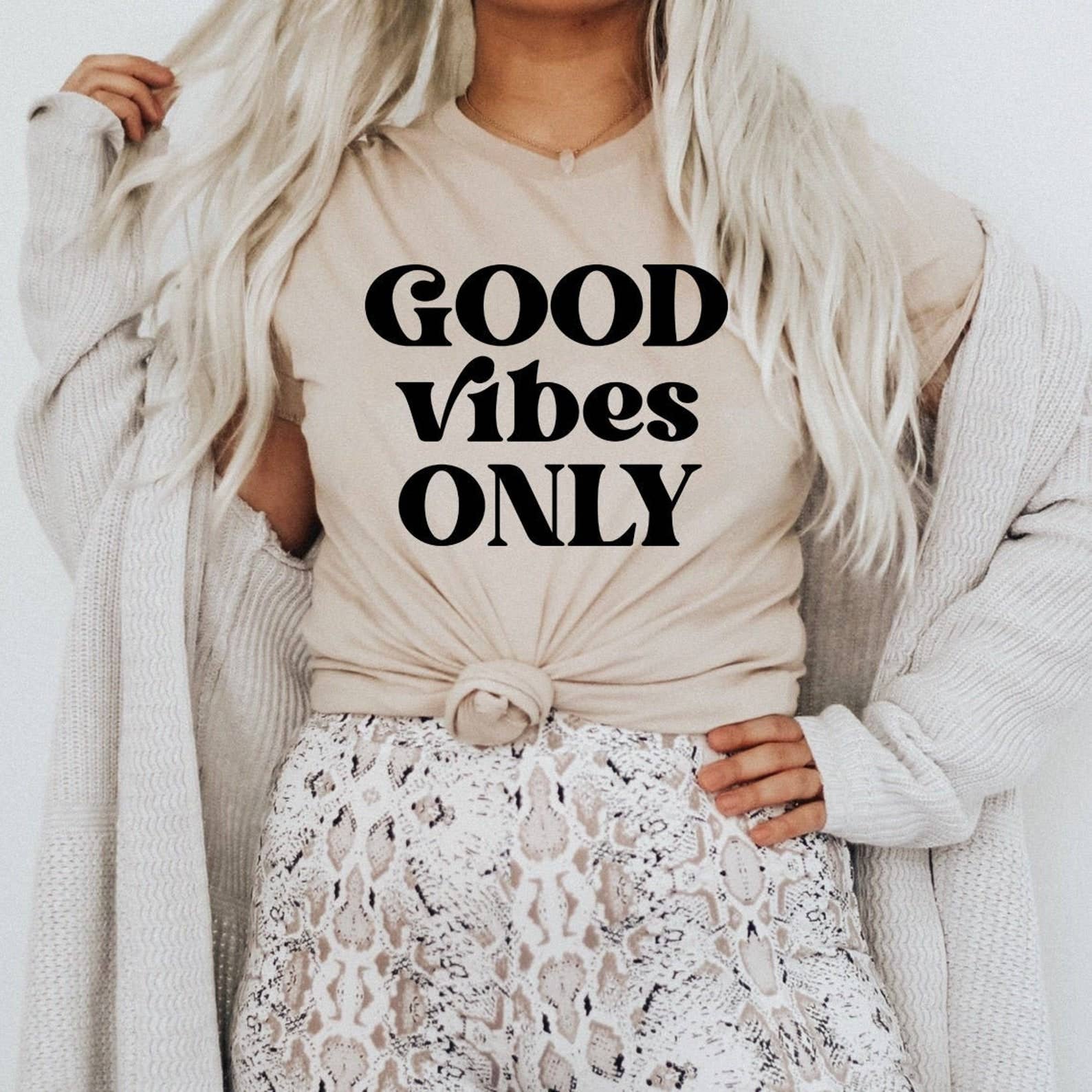 Good Vibes Only - Adult & Kids T-Shirts, Sweatshirts & Hoodies apparel design preview 1