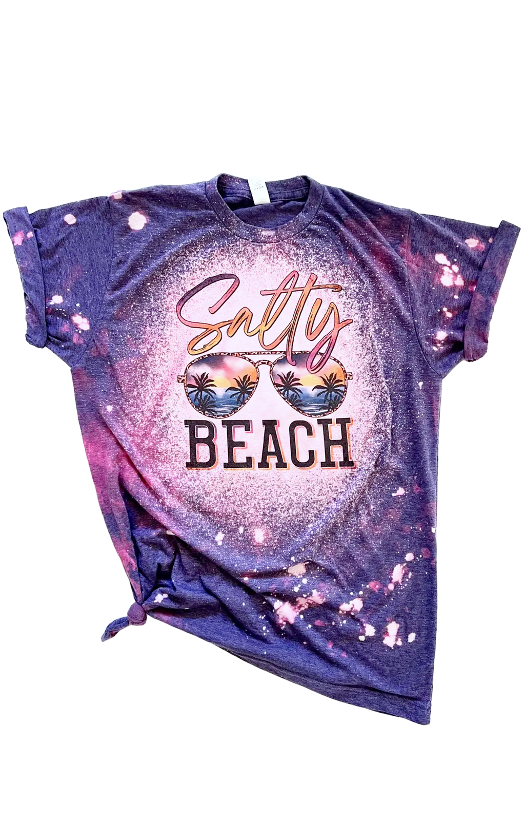 Salty Beach Bleached - Adult & Kids T-Shirts, Sweatshirts & Hoodies apparel design preview 1