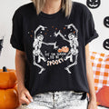 Tis the Season Dancing Skeletons Halloween - Adult & Kids T-Shirts, Sweatshirts & Hoodies apparel design preview 1