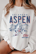 Colorado Aspen Ski Graphic Brushed - Adult & Kids T-Shirts, Sweatshirts & Hoodies apparel design preview 1
