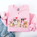 Valentine's Day Dogs, Adorable, Love - Adult & Kids T-Shirts, Sweatshirts & Hoodies apparel design preview 1