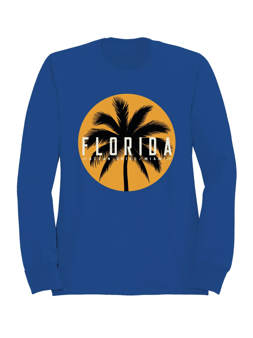 Miami Florida Palm Sunset Design Women's - Adult & Kids T-Shirts, Sweatshirts & Hoodies apparel design preview 1