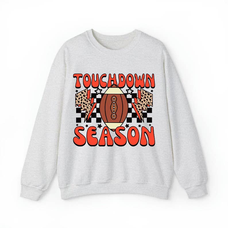 Cute Football Season Crewneck - Adult & Kids T-Shirts, Sweatshirts & Hoodies apparel design preview 1