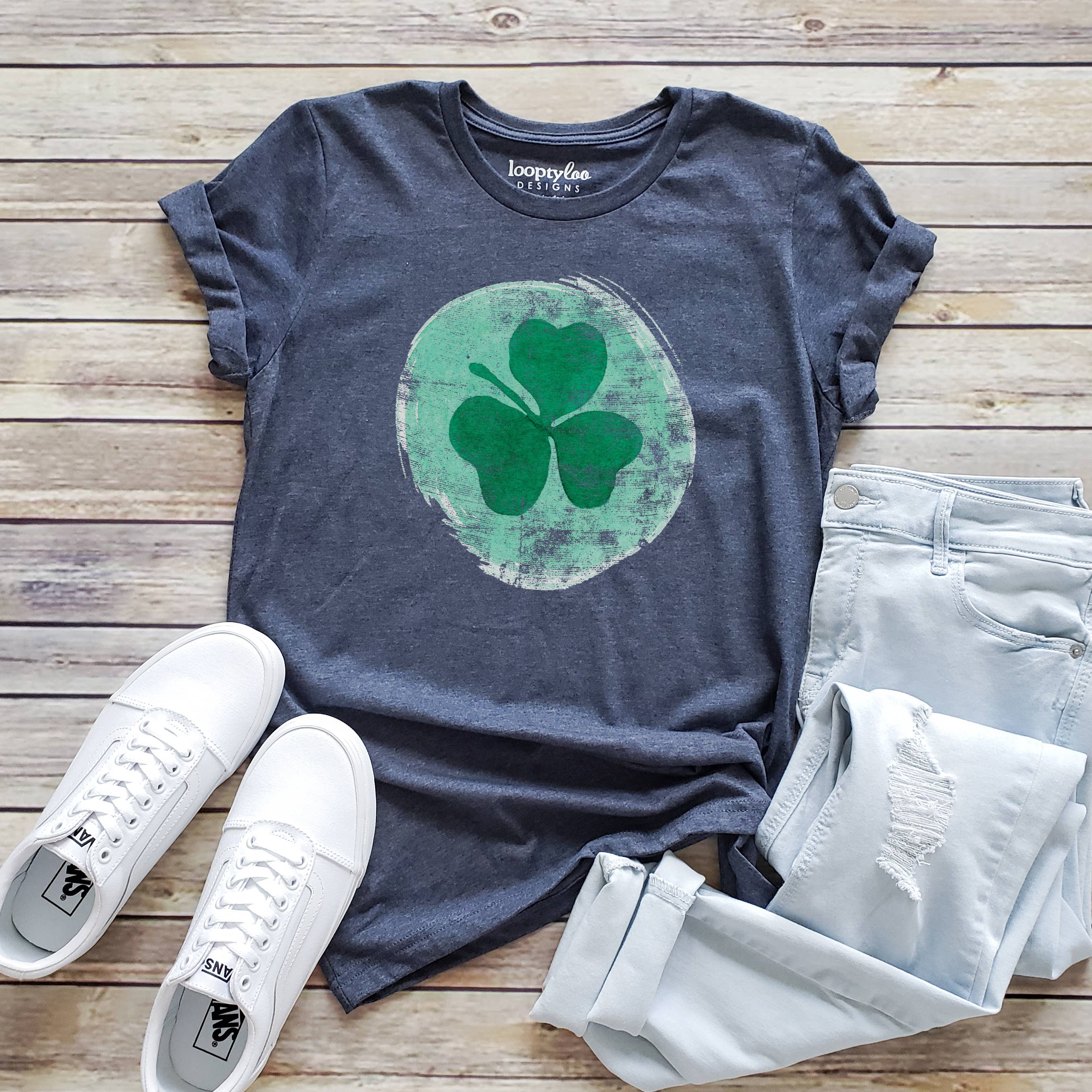 Classic Clover St. Patrick's Day Sizes XS-2XL - Adult & Kids T-Shirts, Sweatshirts & Hoodies apparel design preview 1