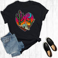 Western Desert Heart Graphic - Adult & Kids T-Shirts, Sweatshirts & Hoodies apparel design preview 1