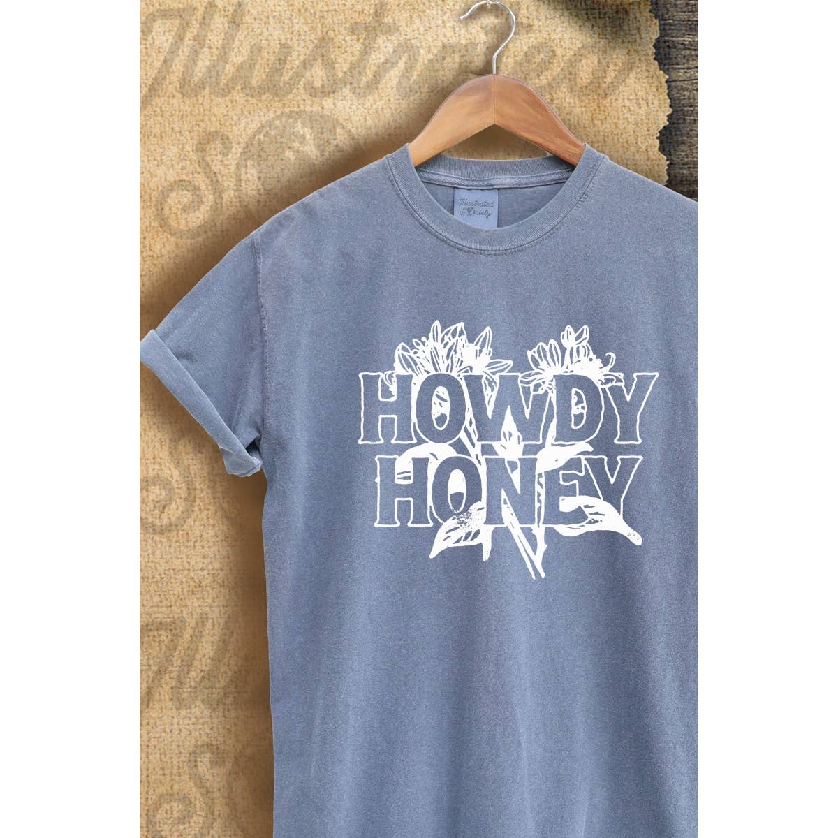 Howdy Honey Vintage Graphic - Adult & Kids T-Shirts, Sweatshirts & Hoodies apparel design preview 1