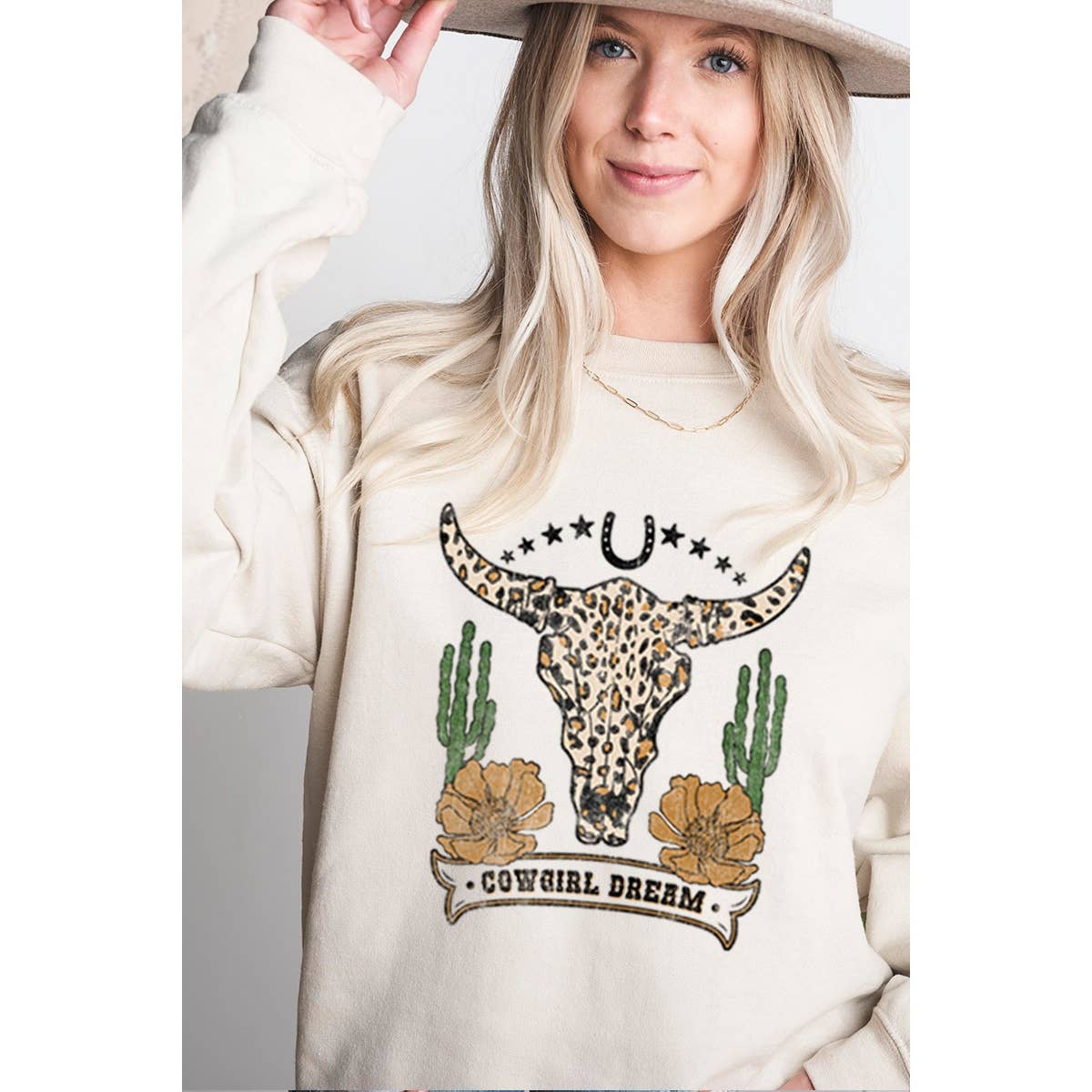 Cow Girl Dream Vintage Graphic - Adult & Kids T-Shirts, Sweatshirts & Hoodies apparel design preview 1