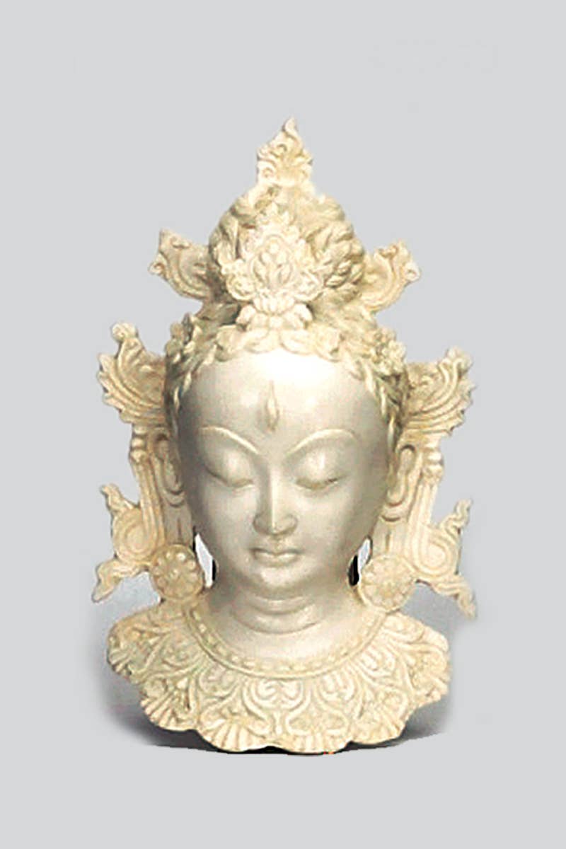White Tara Mask (CL-16W) - Adult & Kids T-Shirts, Sweatshirts & Hoodies apparel design preview 1