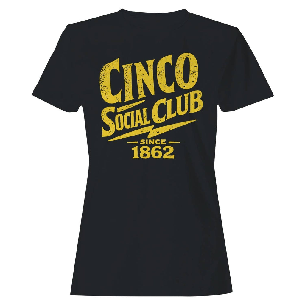 Retro Cinco Social Club 1862 Women's - Adult & Kids T-Shirts, Sweatshirts & Hoodies apparel design preview 1