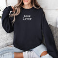 Book Lover Black Crewneck Valentine's Day - Adult & Kids T-Shirts, Sweatshirts & Hoodies apparel design preview 1