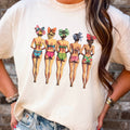 Beach Bikini Girls Retro Graphic Comfort Colors - Adult & Kids T-Shirts, Sweatshirts & Hoodies apparel design preview 1