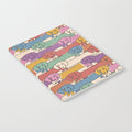 Retro Rainbow Funny Dachshunds Notebook Gallery Image - Adult & Kids T-Shirts, Sweatshirts & Hoodies apparel design preview 1