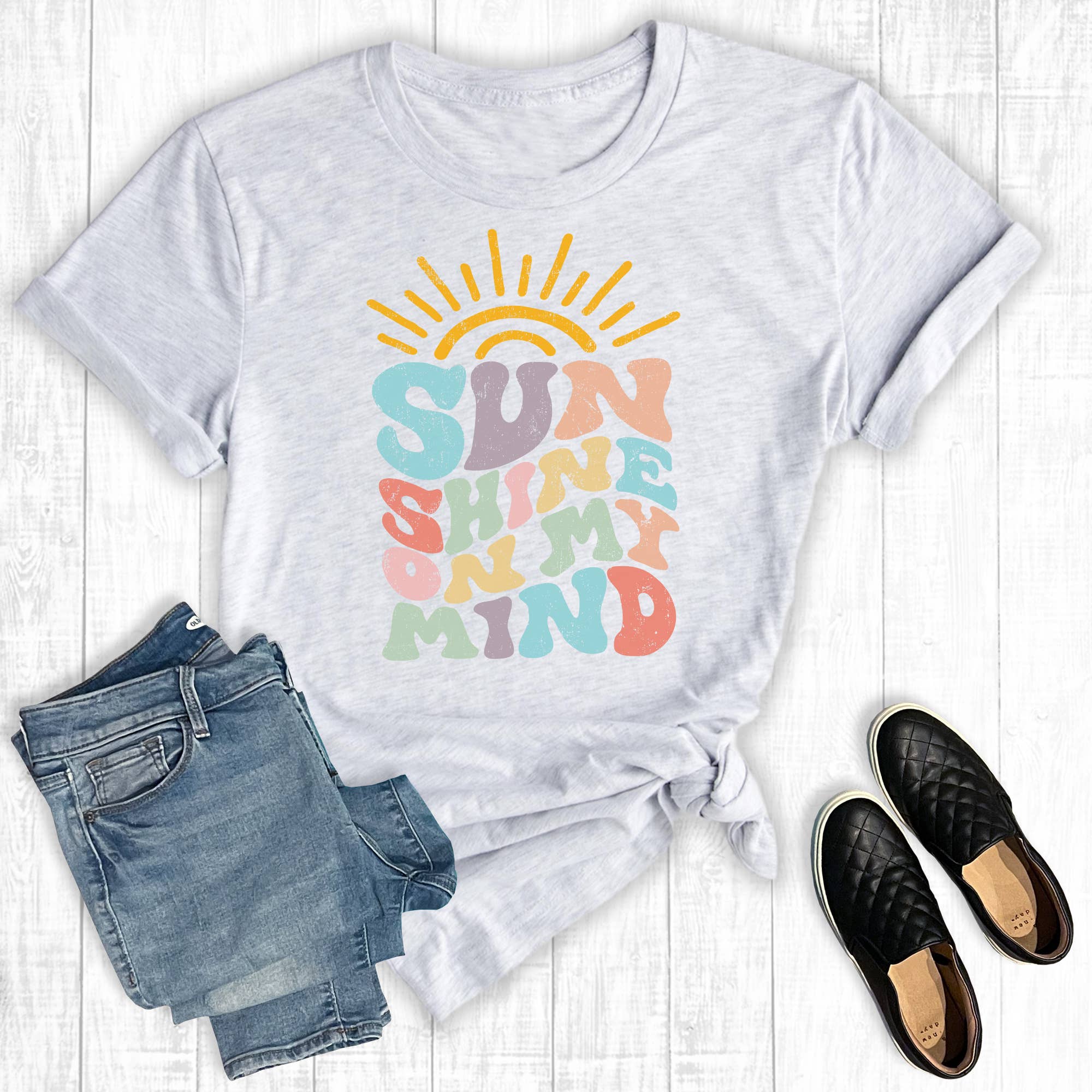 Sunshine On My Mind Graphic - Adult & Kids T-Shirts, Sweatshirts & Hoodies apparel design preview 1