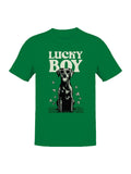 St. Patrick's Day Lucky Boy Dog Shades Men's - Adult & Kids T-Shirts, Sweatshirts & Hoodies apparel design preview 1