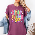 Kindergarten, Teacher, Back To School, Neon, Bow, - Adult & Kids T-Shirts, Sweatshirts & Hoodies apparel design preview 1