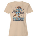 Hell Yeah Yeehaw Cowgirl Women's Natural - Adult & Kids T-Shirts, Sweatshirts & Hoodies apparel design preview 1