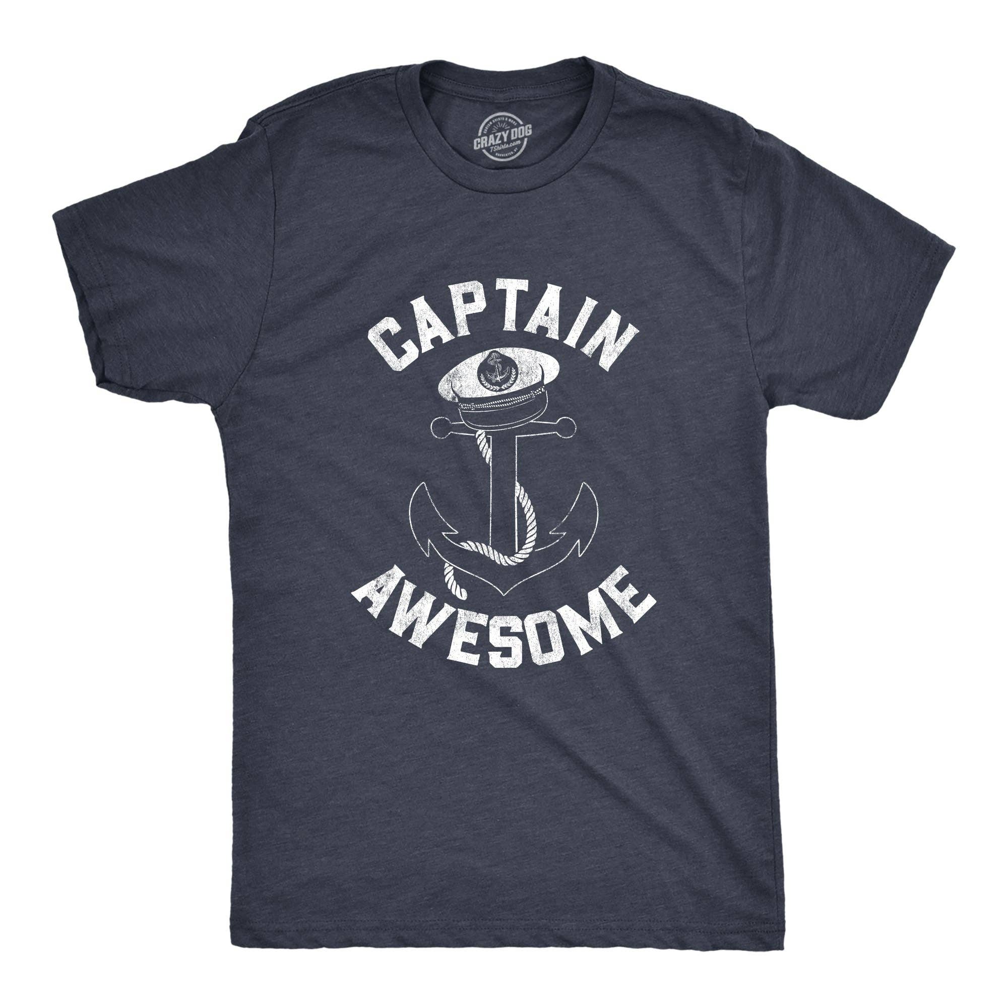 Captain Awesome Men's - Adult & Kids T-Shirts, Sweatshirts & Hoodies apparel design preview 1