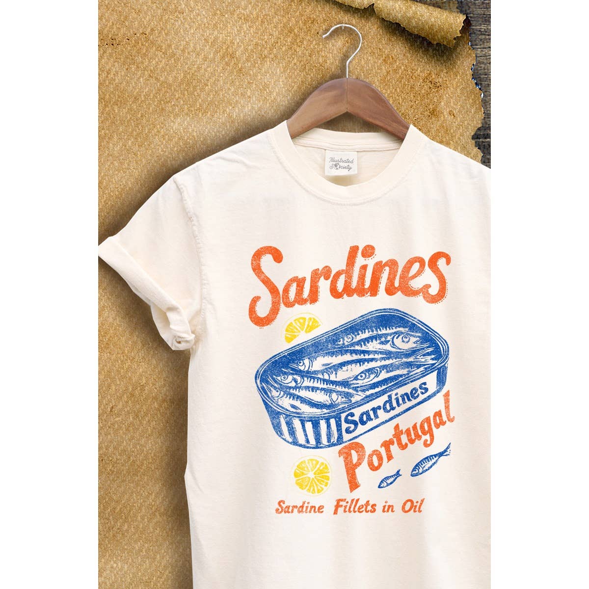 Sardines Portugal Graphic Vintage - Adult & Kids T-Shirts, Sweatshirts & Hoodies apparel design preview 1