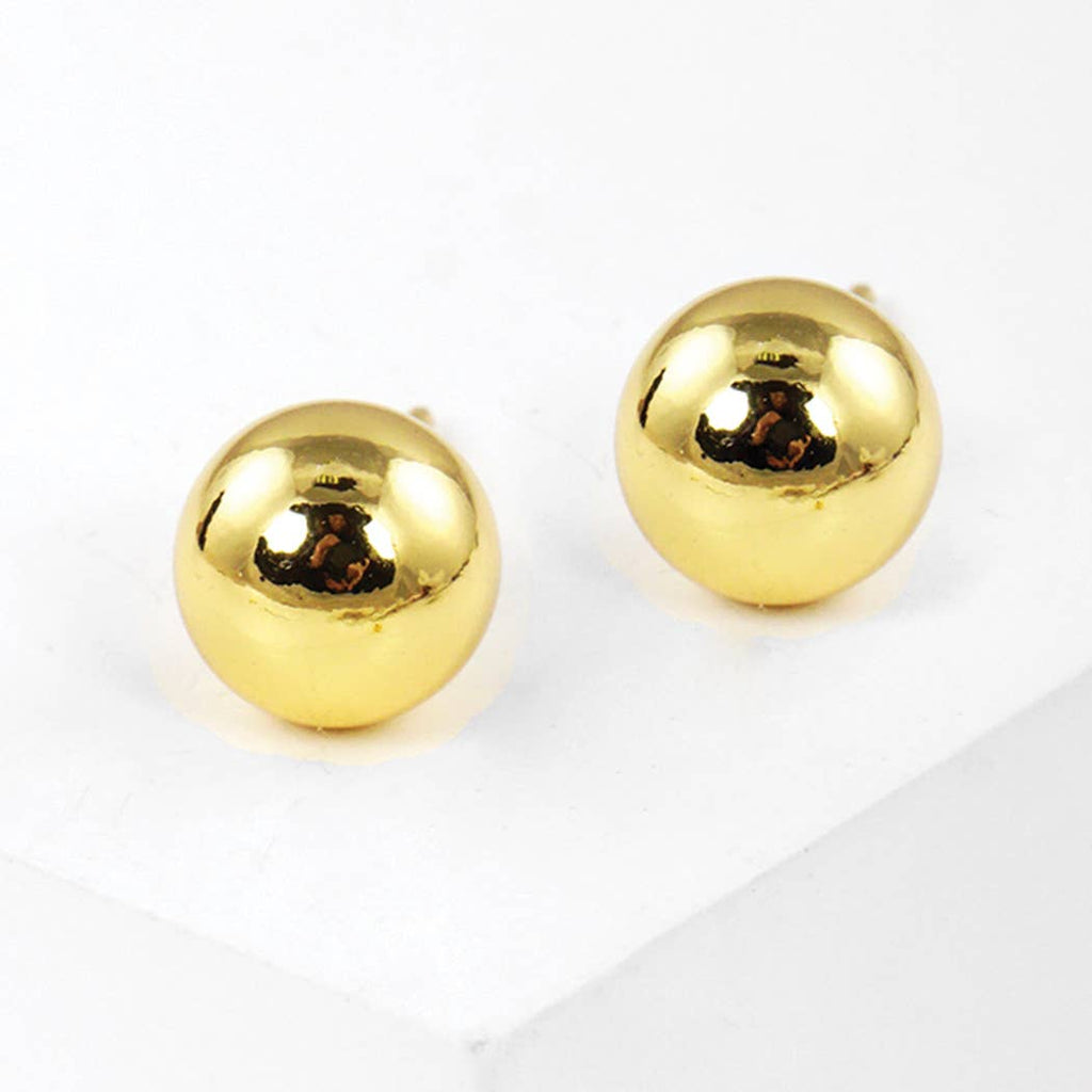 Gold-Dipped Brass Ball Earring - Adult & Kids T-Shirts, Sweatshirts & Hoodies apparel design preview 1