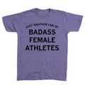 Just Another Fan of Badass Female Athletes Purple - Adult & Kids T-Shirts, Sweatshirts & Hoodies apparel design preview 1