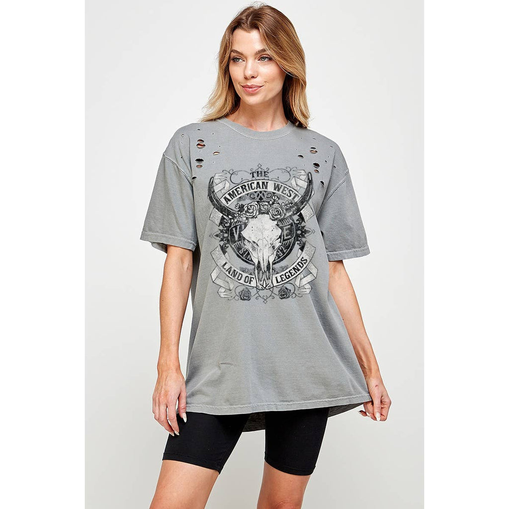 Land of Legends Vintage Laser Cut Oversized - Adult & Kids T-Shirts, Sweatshirts & Hoodies apparel design preview 1