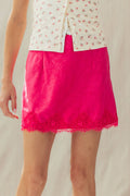 Romantic Scalloped Lace Trim Satin Mini Lingerie - Adult & Kids T-Shirts, Sweatshirts & Hoodies apparel design preview 1