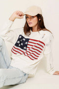 ..SI-28093 Distressed USA Americana Sweater - Adult & Kids T-Shirts, Sweatshirts & Hoodies apparel design preview 1