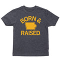 Ia Born Raised Charcoal Kids - Adult & Kids T-Shirts, Sweatshirts & Hoodies apparel design preview 1