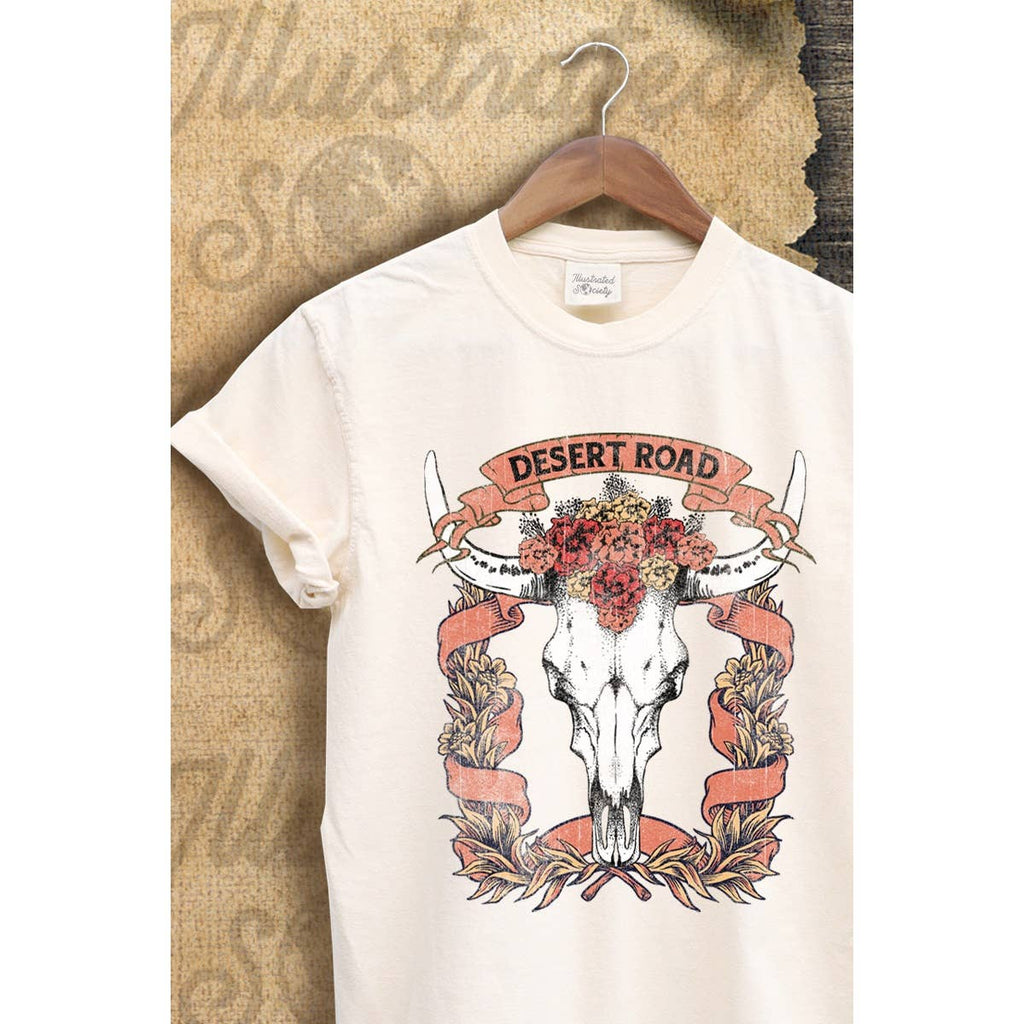 Desert Road Vintage Graphic - Adult & Kids T-Shirts, Sweatshirts & Hoodies apparel design preview 1