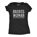 Badass Woman Who Takes Care of Everyone Women's - Adult & Kids T-Shirts, Sweatshirts & Hoodies apparel design preview 1
