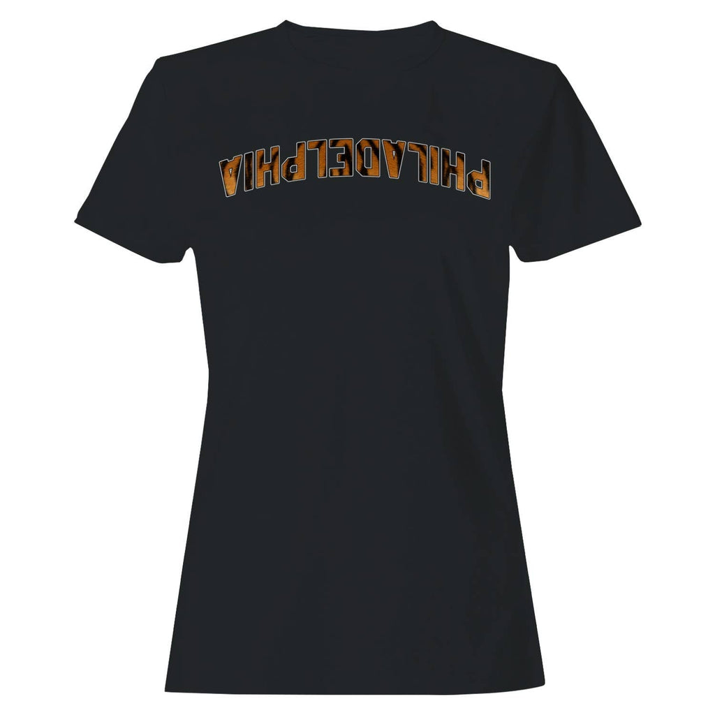 Philadelphia Tiger Print Arched Text Women's - Adult & Kids T-Shirts, Sweatshirts & Hoodies apparel design preview 1