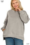 1017 Plus Pigment Dye Fleece Hi Low Hem with Pock - Adult & Kids T-Shirts, Sweatshirts & Hoodies apparel design preview 1