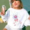 Coquette Sparkler July 4th Patriotic - Adult & Kids T-Shirts, Sweatshirts & Hoodies apparel design preview 1