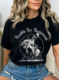 Buckle Up Buttercup Rodeo Cowboy Graphic - Adult & Kids T-Shirts, Sweatshirts & Hoodies apparel design preview 1