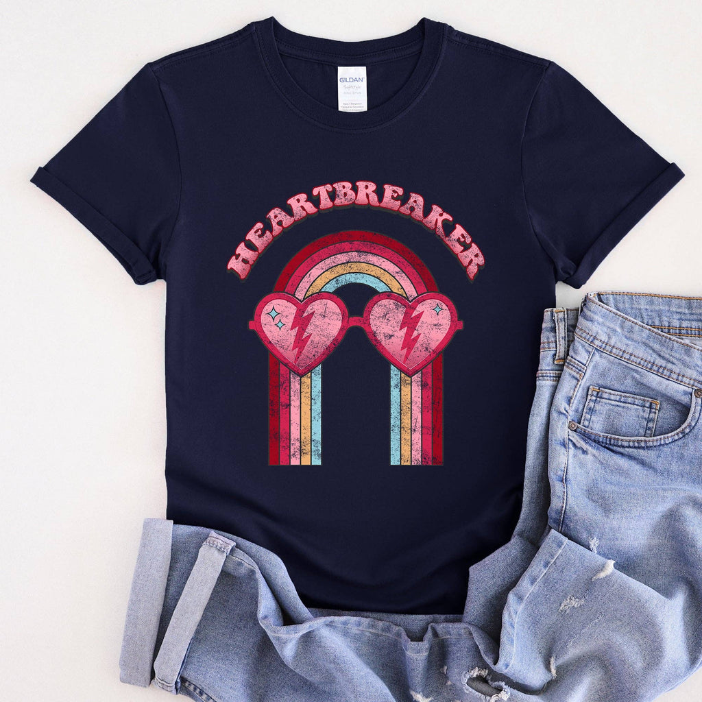 Heart Breaker, Love, Sunglasses, Retro, Super Soft - Adult & Kids T-Shirts, Sweatshirts & Hoodies apparel design preview 1