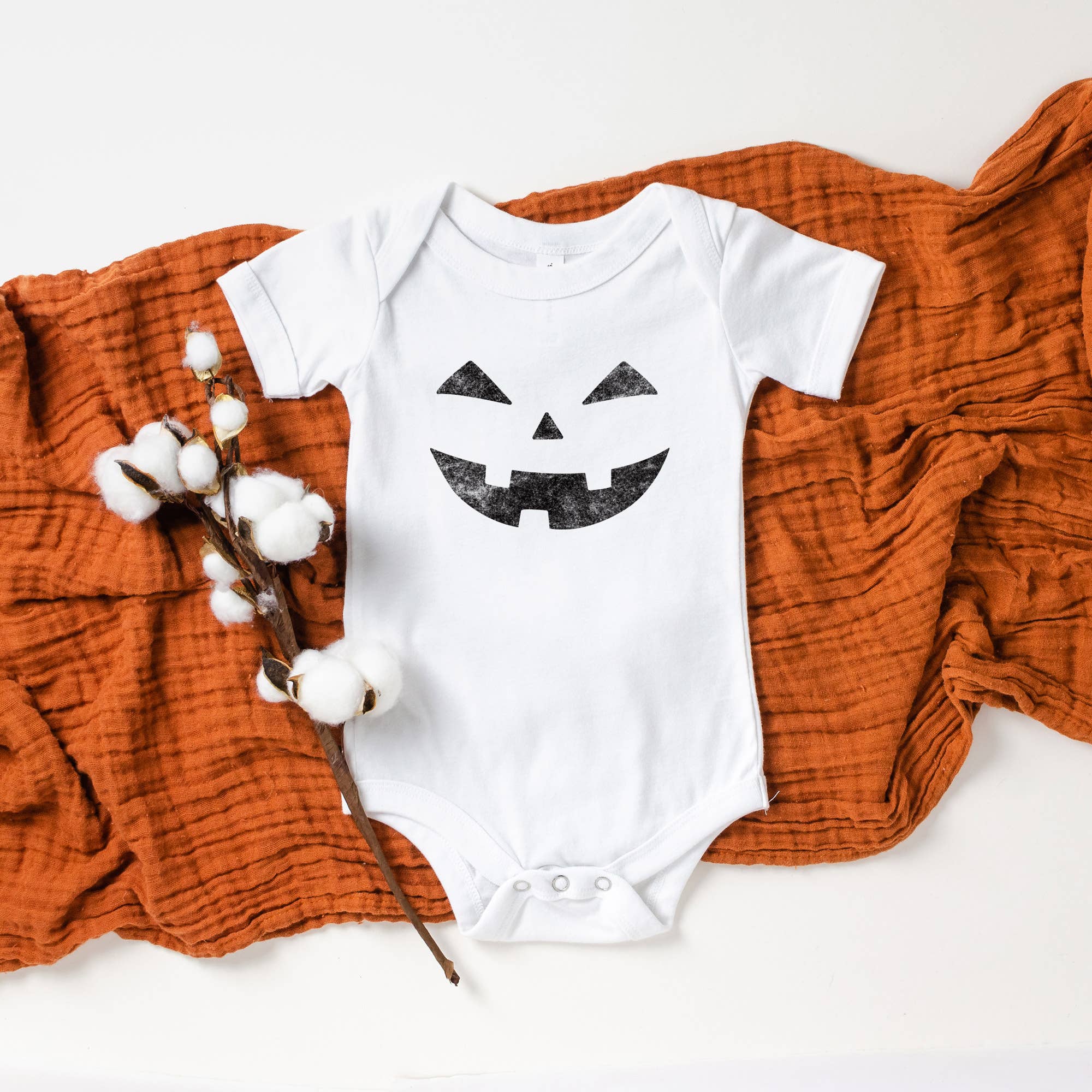 Laughing Jack-O-Lantern Halloween Baby Onesie - Adult & Kids T-Shirts, Sweatshirts & Hoodies apparel design preview 1