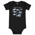 Sharks Of The World Kid's Onesie - Adult & Kids T-Shirts, Sweatshirts & Hoodies apparel design preview 1
