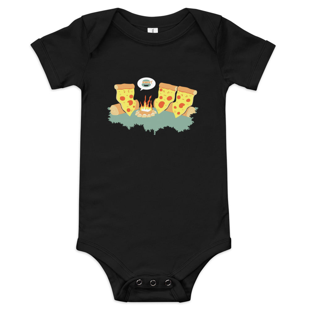 Pizza Campfire Story Kid's Onesie - Adult & Kids T-Shirts, Sweatshirts & Hoodies apparel design preview 1