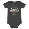 Survived Another Meeting Kid's Onesie - Adult & Kids T-Shirts, Sweatshirts & Hoodies apparel design preview 1