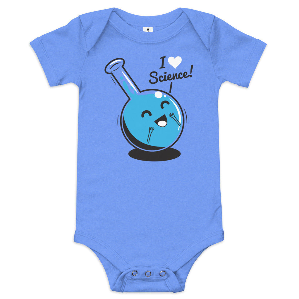 I Heart Science Kid's Onesie - Adult & Kids T-Shirts, Sweatshirts & Hoodies apparel design preview 1