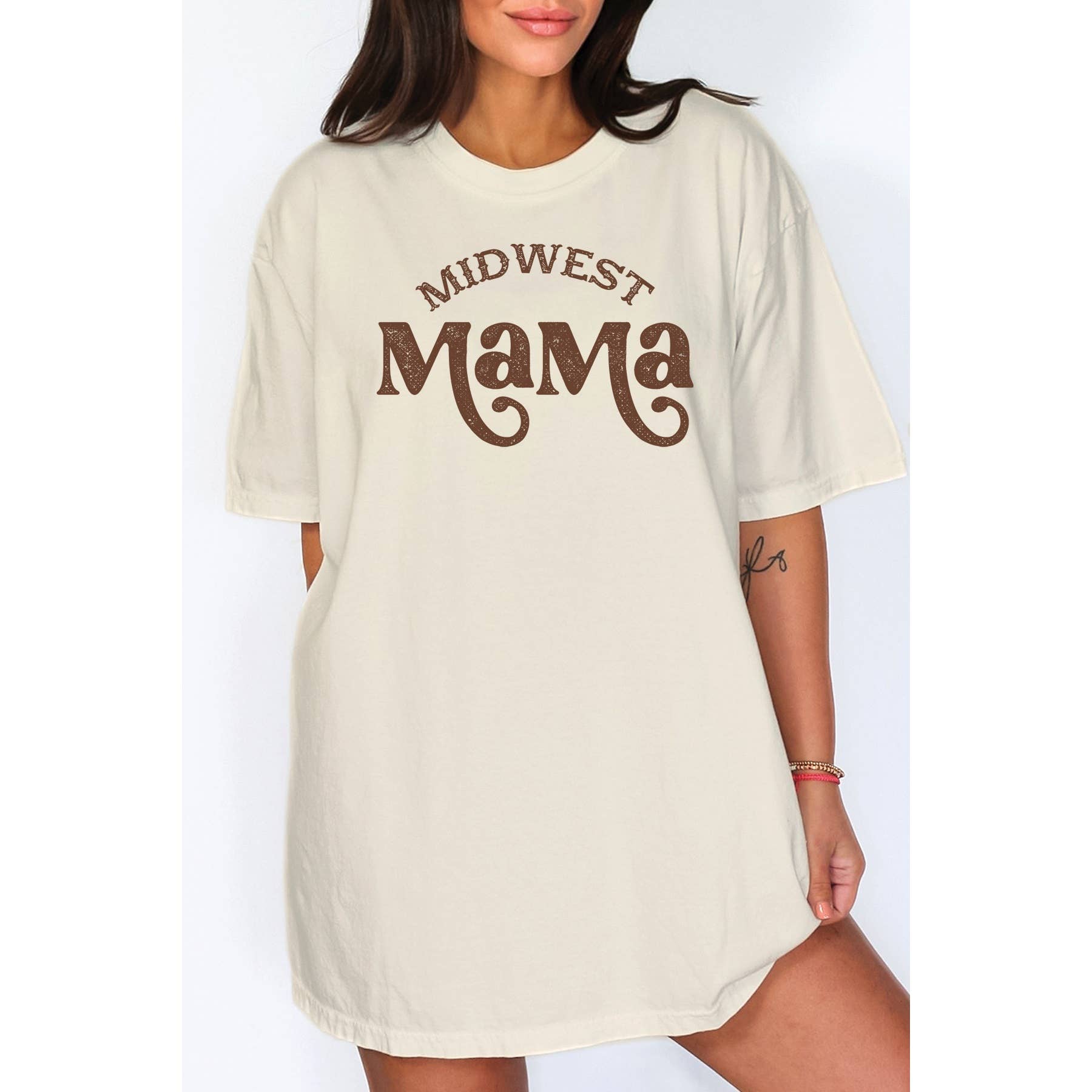 Unisex Oversized Midwest Mama - Adult & Kids T-Shirts, Sweatshirts & Hoodies apparel design preview 1