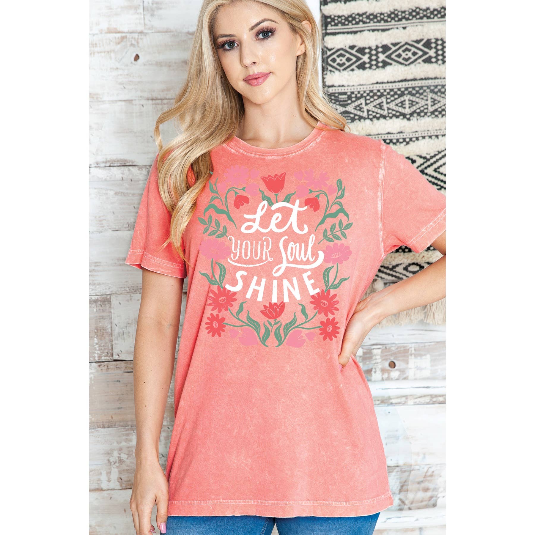 Let Your Soul Shine- Vintage Mineral Wash - Adult & Kids T-Shirts, Sweatshirts & Hoodies apparel design preview 1