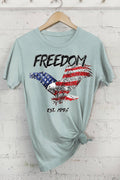 Ameraca Freedom Flag Eagle Graphic - Adult & Kids T-Shirts, Sweatshirts & Hoodies apparel design preview 1