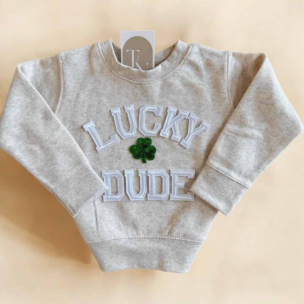 Lucky Dude Kids St Patrick Day - Adult & Kids T-Shirts, Sweatshirts & Hoodies apparel design preview 1