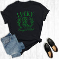 Western St. Patrick's Day Lucky Cowgirl's Club - Adult & Kids T-Shirts, Sweatshirts & Hoodies apparel design preview 1