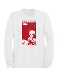 Alien Craving: Here For Pizza Women's - Adult & Kids T-Shirts, Sweatshirts & Hoodies apparel design preview 1