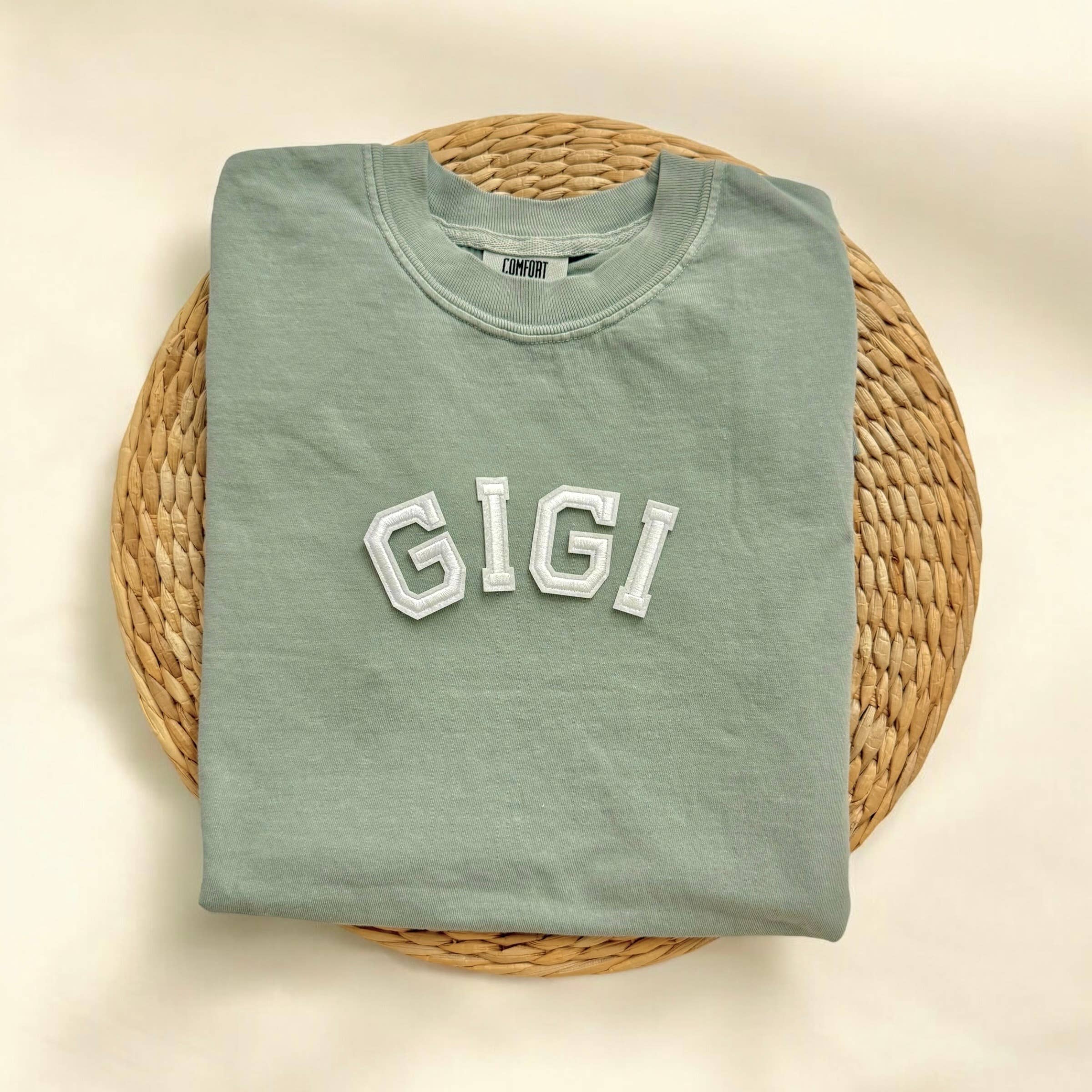 Comfort Colors Gigi Personalized Gift For Grandma - Adult & Kids T-Shirts, Sweatshirts & Hoodies apparel design preview 1