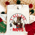 Yall Are Nuts Christmas 2025 Gildan - Adult & Kids T-Shirts, Sweatshirts & Hoodies apparel design preview 1