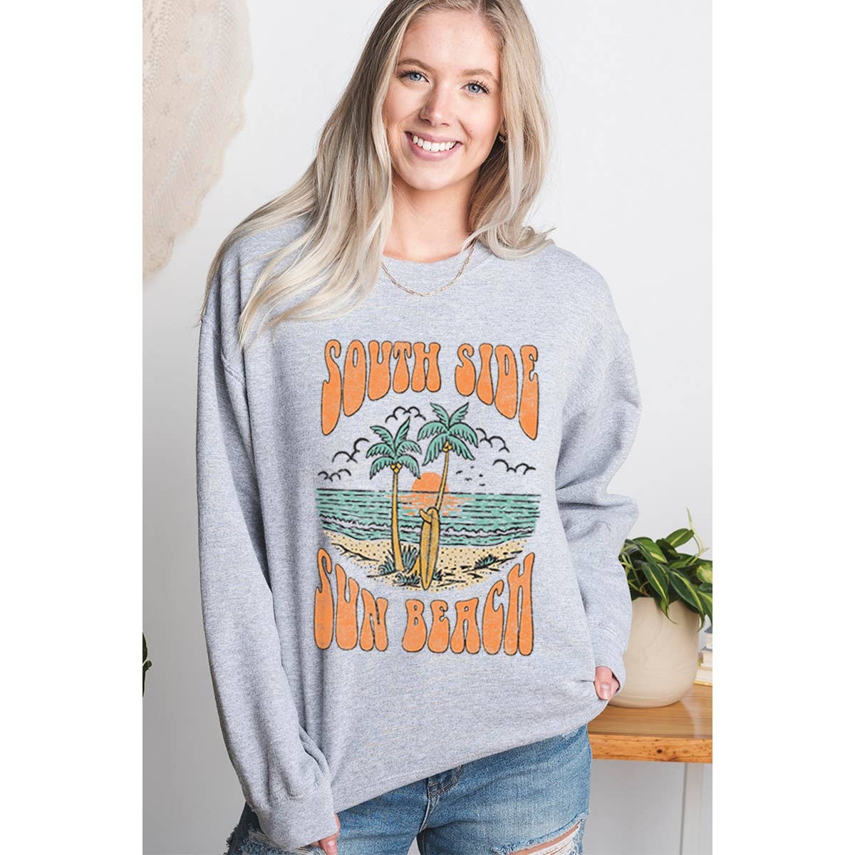 Southside Sun Beach Vintage Graphic - Adult & Kids T-Shirts, Sweatshirts & Hoodies apparel design preview 1